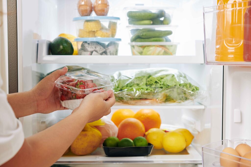 Organize the items in your refrigerator